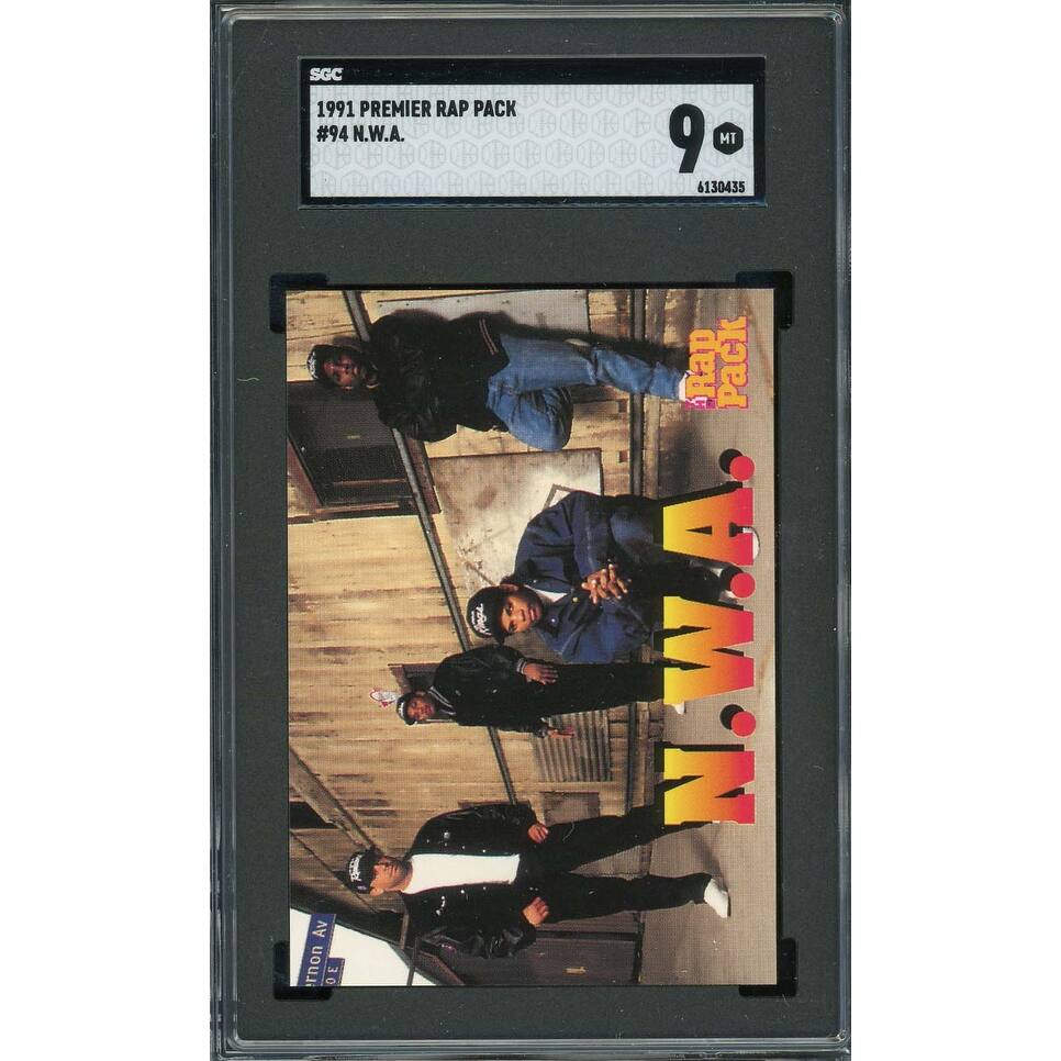 NWA 1991 Premier Rap Pack Card #94 Graded SGC 9 - 8'6" x 11'6"