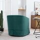 preview thumbnail 4 of 4, 27.36" Wide Modern Swivel Chairs Upholstery Accent Barrel Sofa Chairs For Bedroom Living Room Office Apartment