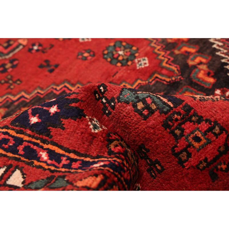 ECARPETGALLERY Hand-knotted Anadol Red Wool Rug - 4'3 x 6'11