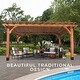 preview thumbnail 8 of 12, Backyard Discovery 16' x 12' Beaumont Pergola