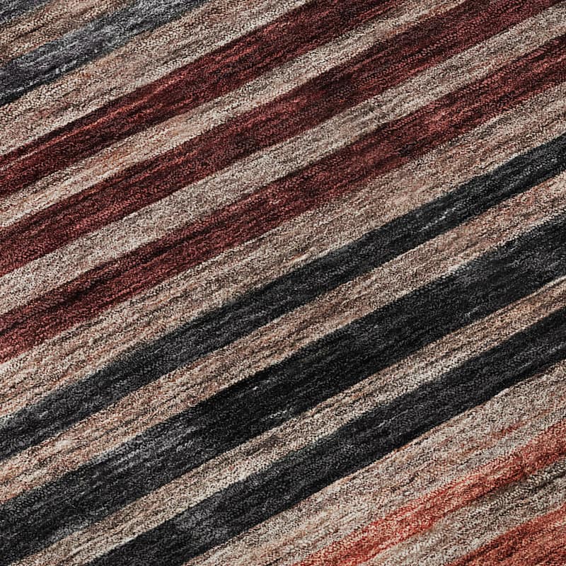 Premium Washable Super Soft Boho Stripes Mayfield Rug