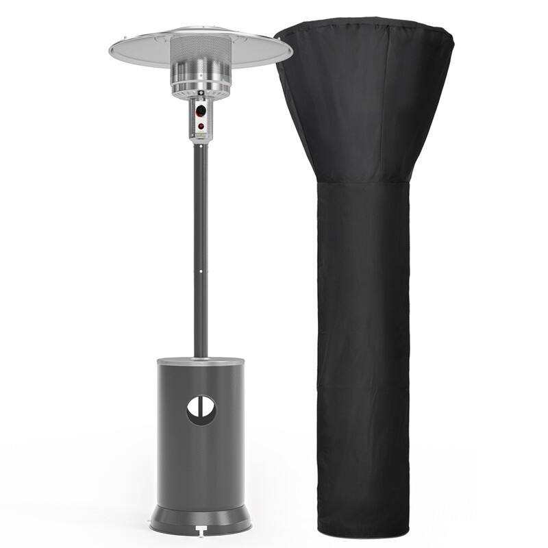 48000 BTU Propane Standing Patio Heater with Cover - N/A