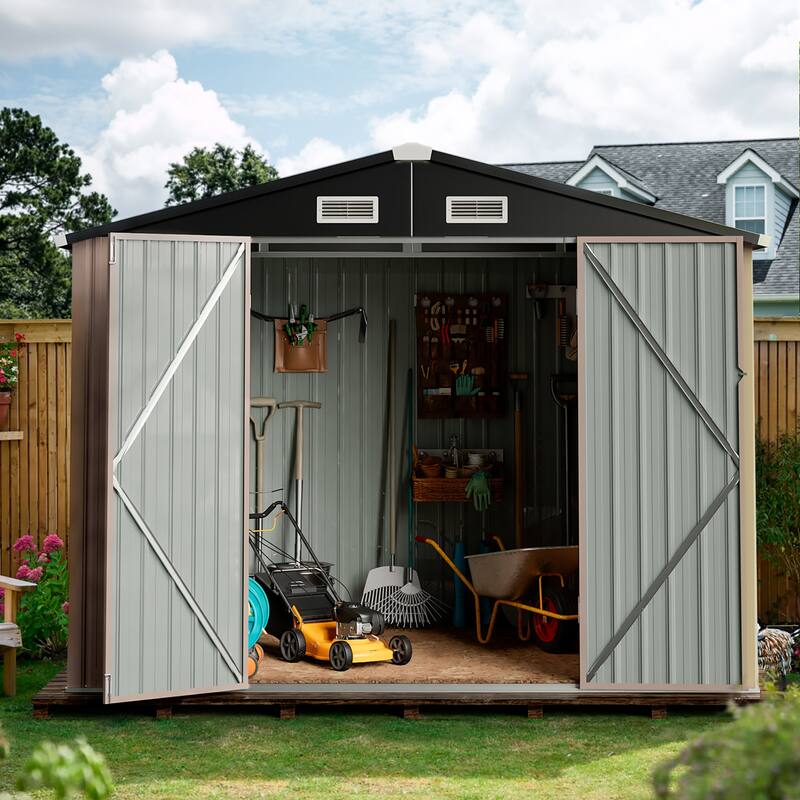 4 x6 / 8 x 10FT Outdoor Storage Sheds
