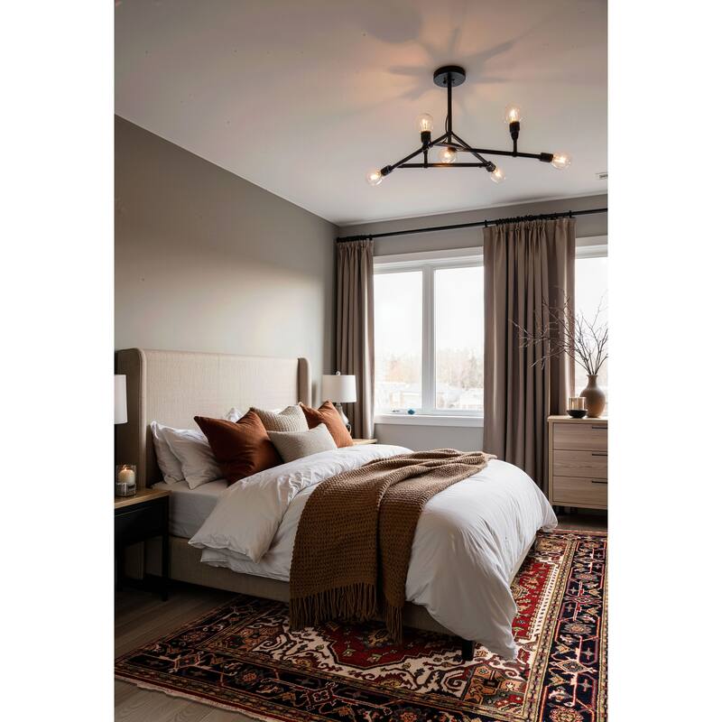 ECARPETGALLERY Hand-knotted Serapi Heritage Red Wool Rug - 8'0 x 10'2