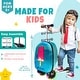 preview thumbnail 5 of 8, Lascoota Scooter Suitcase, Foldable Scooter Luggage For Kids Ages 2-5 - Ice Cream Graphic