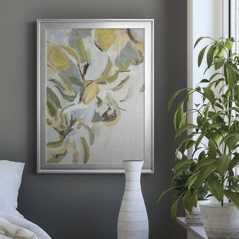 Lemon Pears Premium Framed Canvas - Ready to Hang