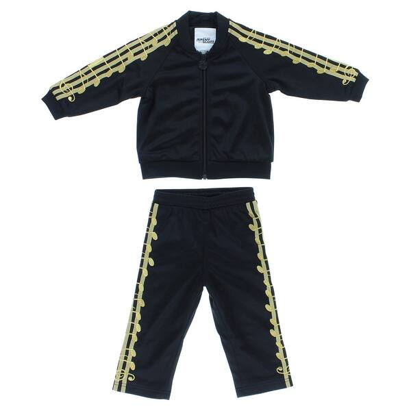 Shop Adidas Baby Boys Jeremy Scott Music Note Track Suit Black