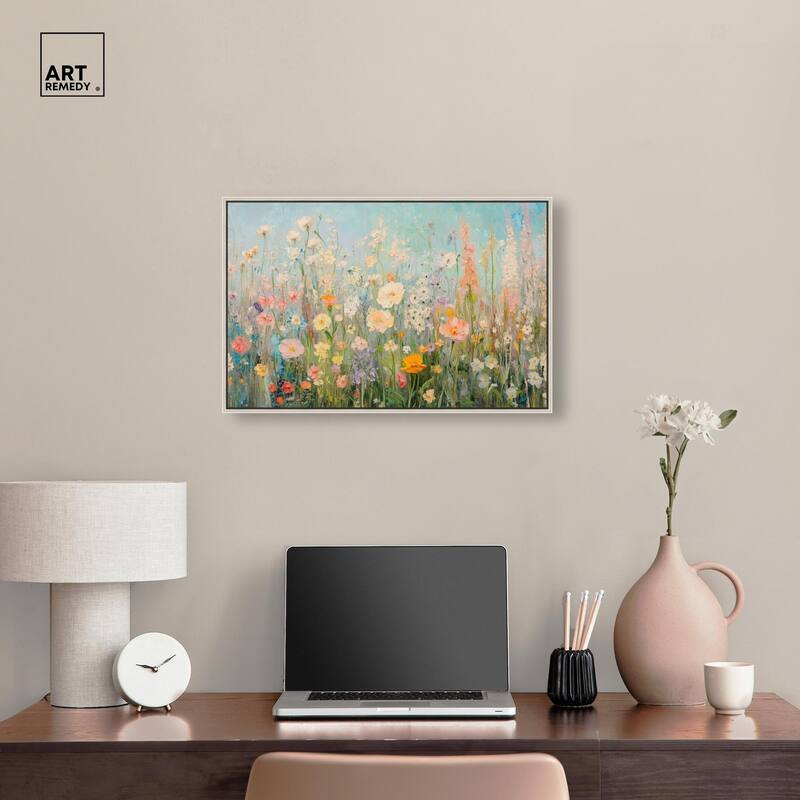 Soft Focus Flora II Canvas by Art Remedy