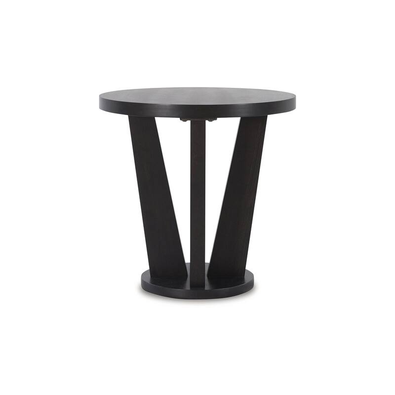 Signature Design by Ashley Chasinfield Dark Brown End Table - 24"W x 24"D x 23"H