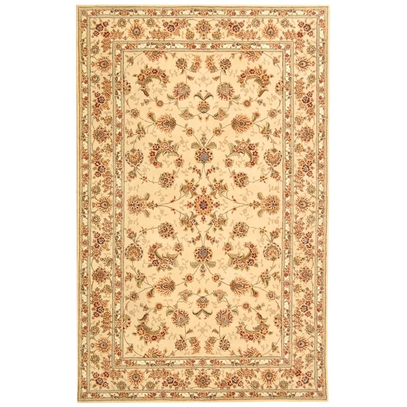 SAFAVIEH Handmade Persian Court Aliza Traditional Oriental Wool Rug - 4' x 6' - Beige/Beige