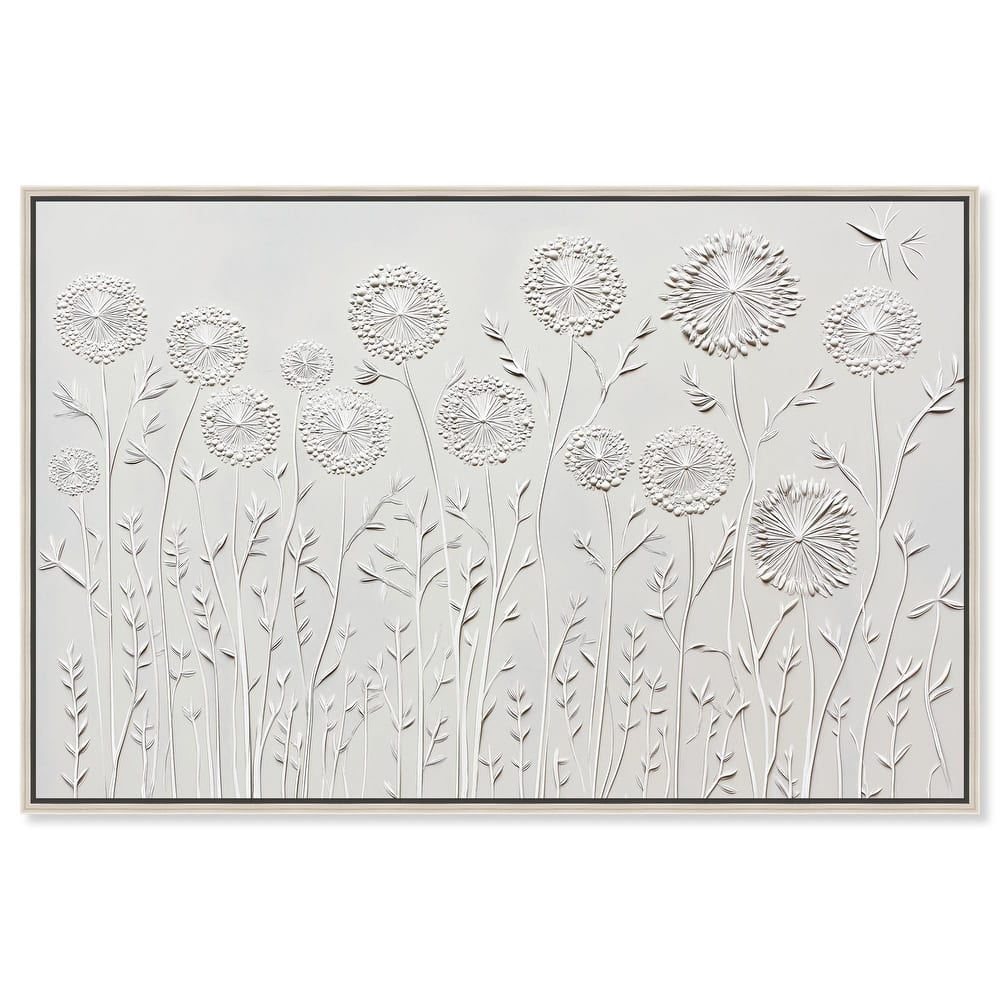 Floral Lace II Canvas by Art Remedy