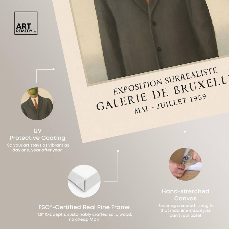 Hidden Face Canvas by Art Remedy, Gallery Wrapped
