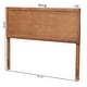 preview thumbnail 8 of 7, Alan Transitional Ash Walnut Finished Wood Headboard