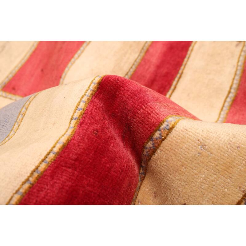 ECARPETGALLERY Hand-knotted Kayseri Vintage Red Wool Rug - 5'11 x 10'8
