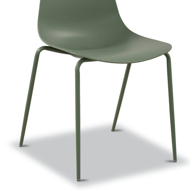 Poly & Bark Isla Stackable Dining Chair (Set of 4)