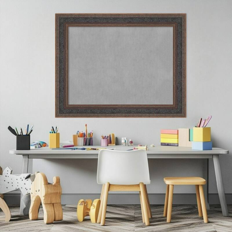 Amanti Art Attic Aged Black Framed