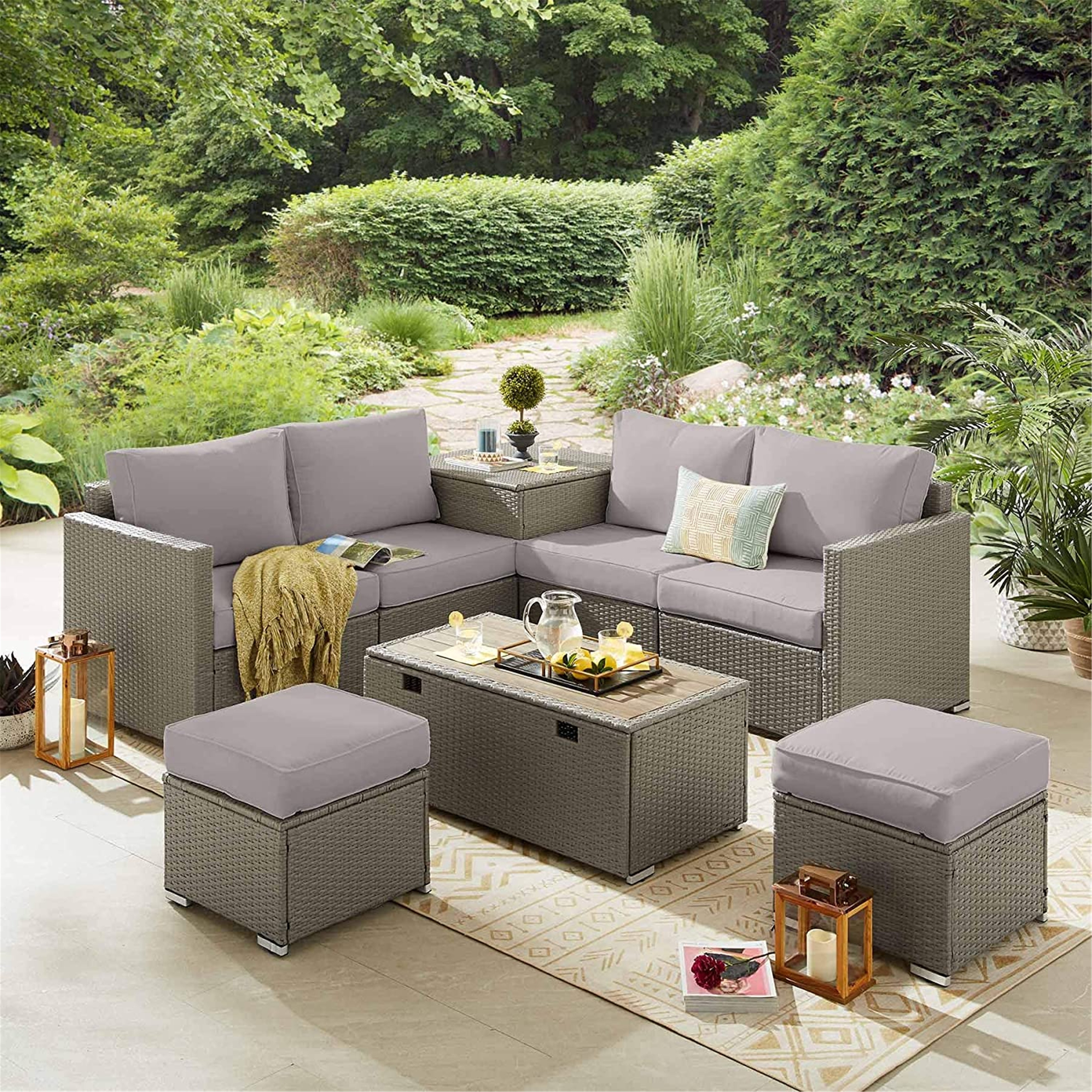 Extra large outdoor hot sale sectional