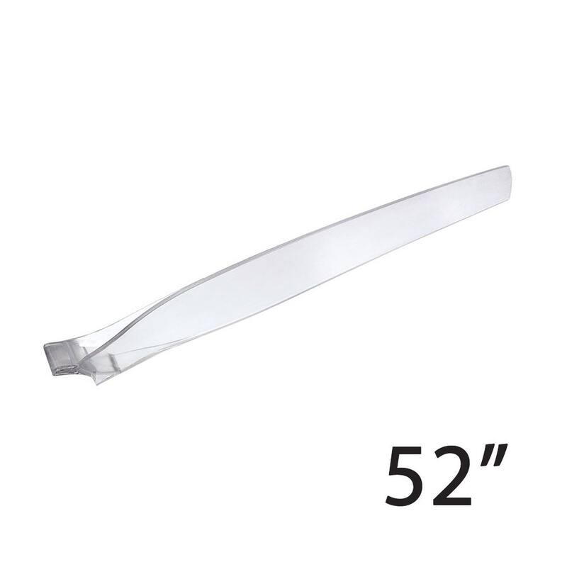 Craftmade Sonnet 52" Wide Fan Blades for Craftmade Fans - Clear Acrylic