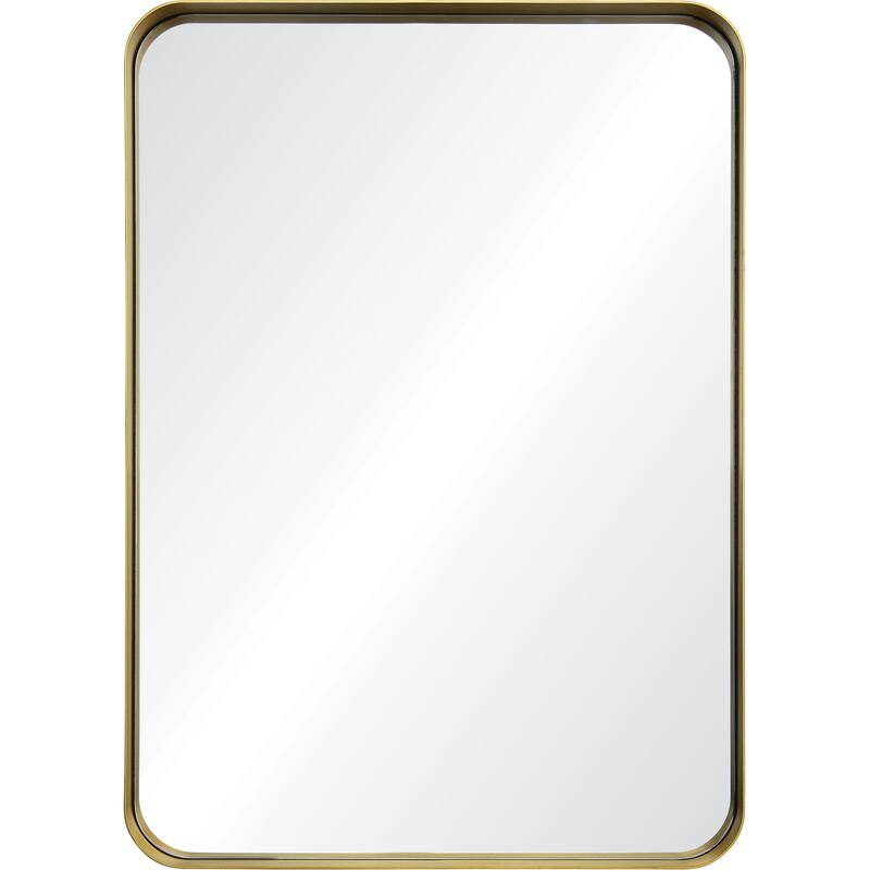 Renwil Barton 42" Tall Rectangle Wall Mirror, Yellow