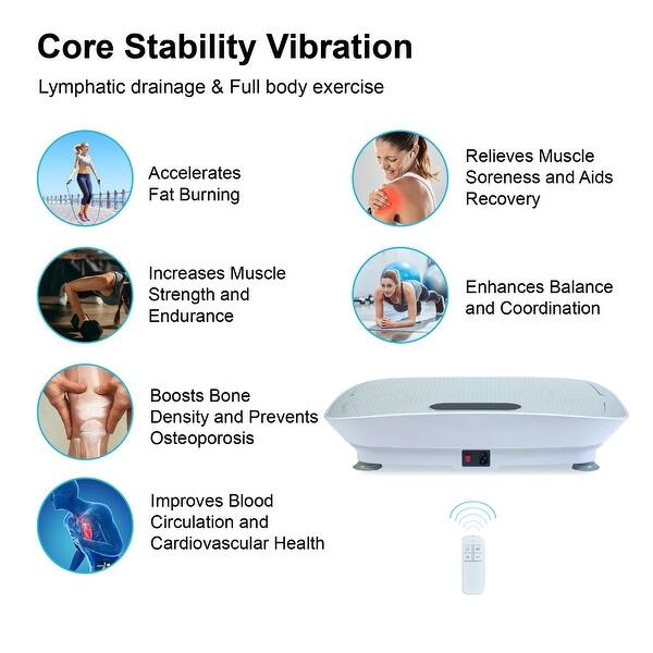 Silent Vibration Platform Crazy Fitness Massage 10-Frequency - Bed Bath &  Beyond - 42471370