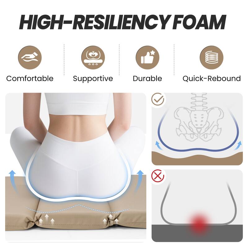 Crestlive Products Outdoor Adirondack Chair Cushion Patio Chair Pad