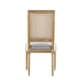 preview thumbnail 8 of 9, Regina French Country Wood and Cane Upholstered Dining Chairs by Christopher Knight Home