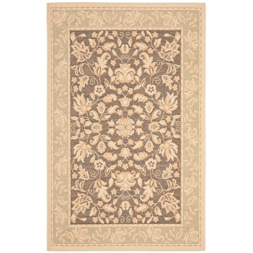 SAFAVIEH Beach House Gunta Floral Indoor/ Outdoor Waterproof Rug
