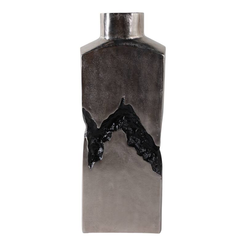 Metal Modern Sculptural Decorative Vase Abstract Design Artistic Form