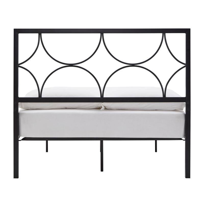 Citlati Metal Platform Bed with Twinkling Star Headboard by iNSPIRE Q Classic