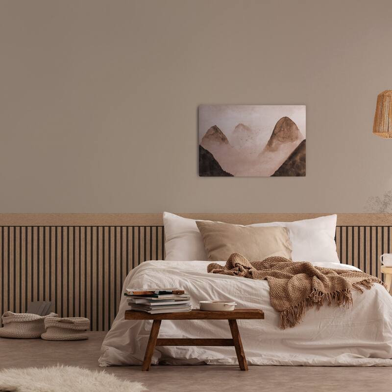 Galerie Wallcoverings Woods and Wicker Collection Dado Panel Double Width Matte Finish Vinyl on Non-woven Wallpaper Roll
