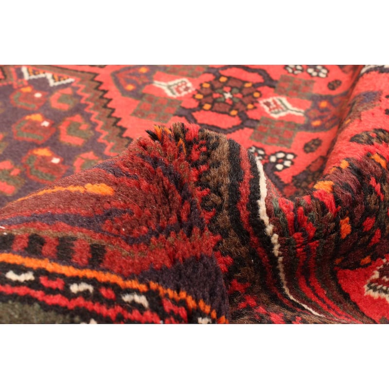 ECARPETGALLERY Hand-knotted Andelz Red Wool Rug - 4'2 x 6'8