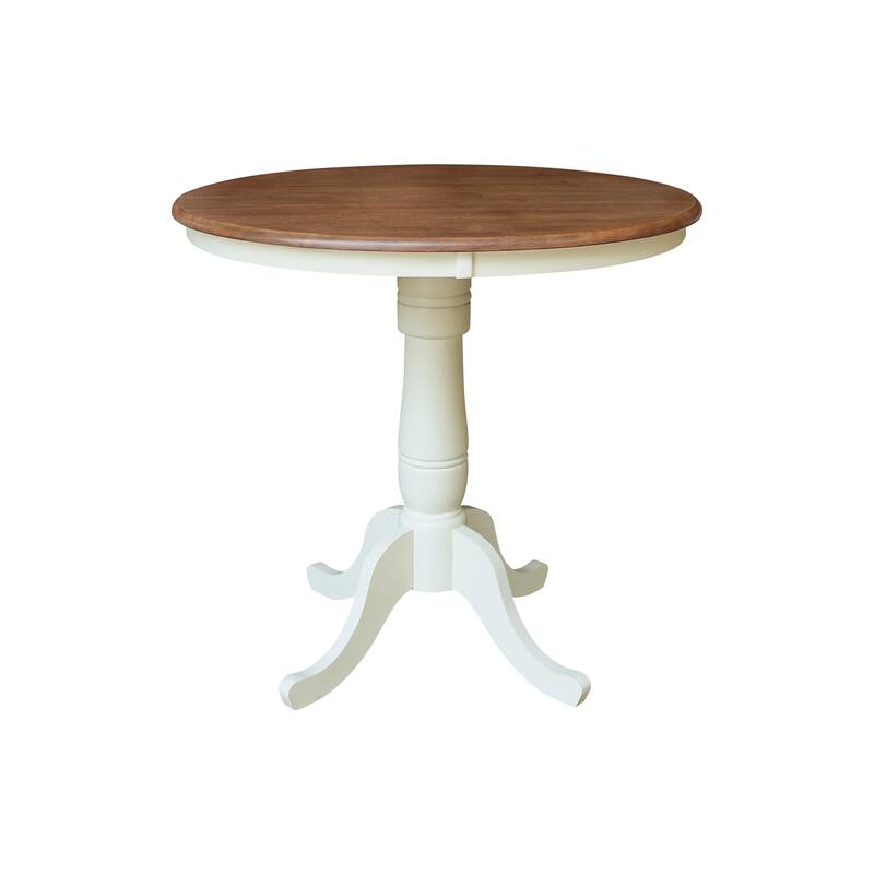 36" Round Pedestal Counter Height Table and Stools