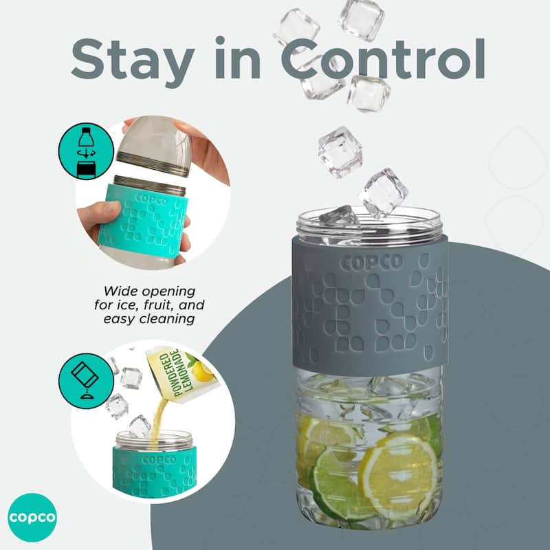 Copco Hydra Tritan Water Bottle Set of 2 BPA Free
