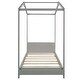 preview thumbnail 18 of 16, Charming Twin House Platform Bed with Headboard, Pine Wood and MDF, Built-in Bookrack