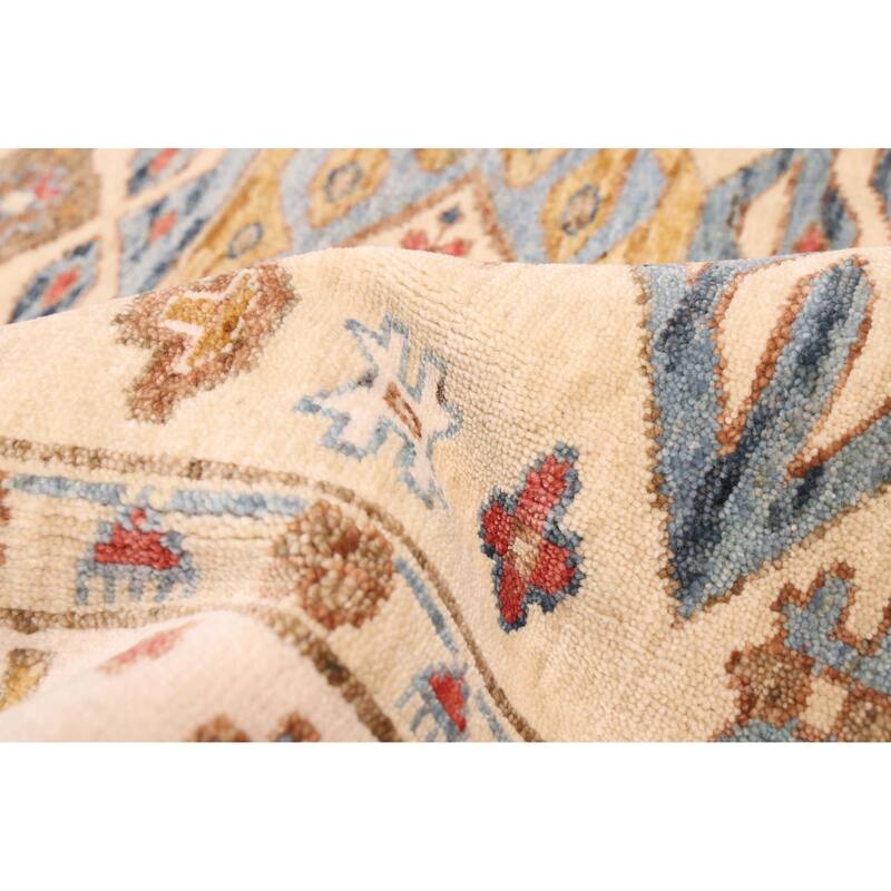 ECARPETGALLERY Hand-knotted Jules Sultane Beige, Ivory Wool Rug - 8'2 x 10'1