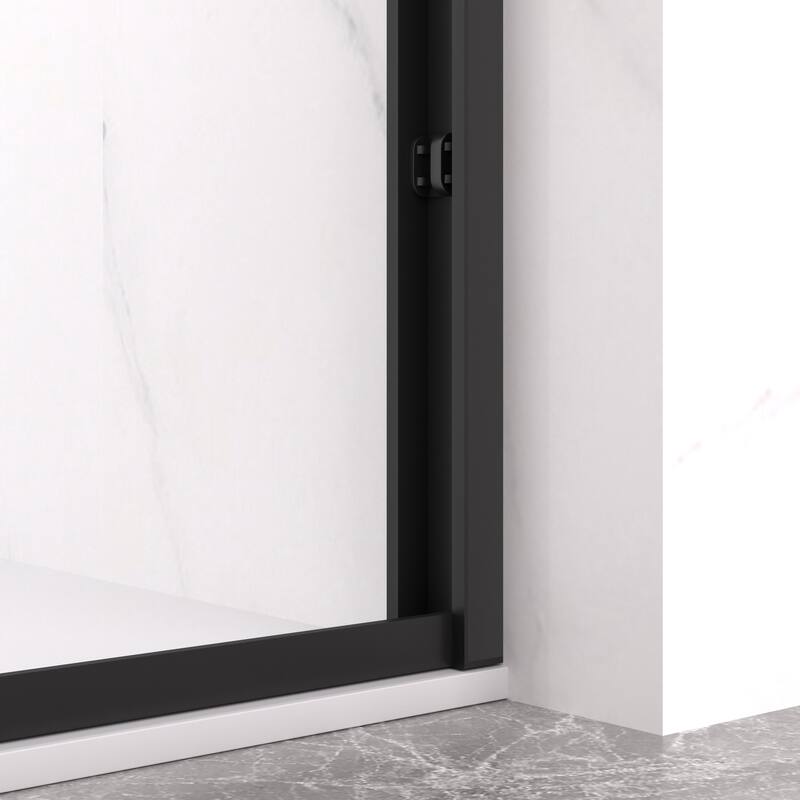 Aluminum Frame Double Sliding Shower Door