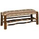 preview thumbnail 7 of 8, Hickory Log Wagon Wheel Bedroom Set