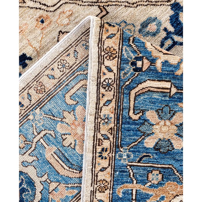 Serapi One-of-a-Kind Hand-Knotted Area Rug - Ivory - 8' 1" x 9' 11"
