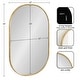 preview thumbnail 86 of 92, Kate and Laurel Caskill Capsule Framed Wall Mirror