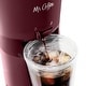 preview thumbnail 2 of 5, Mr. Coffee® Iced™ Coffee Maker with Reusable Tumbler and and Coffee Filter, Burgundy, Frustration Free Packaging