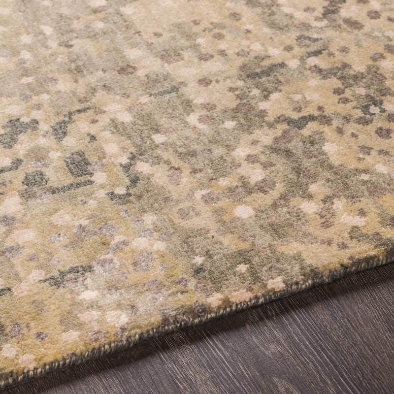 Hand-Knotted Giana Abstract Wool Area Rug - 12' x 15'