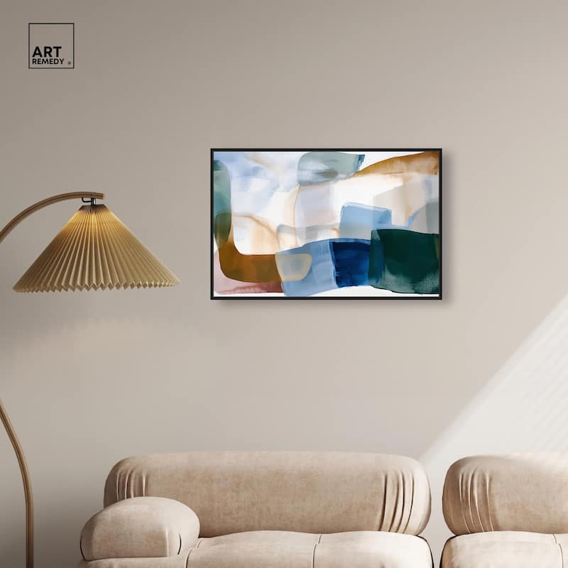 Contoured Calm I Canvas by Art Remedy