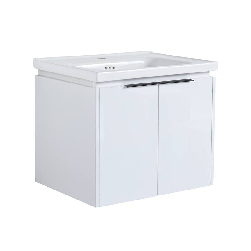 Topcraft Wall-Mounted Bathroom Vanity With Sink