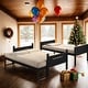 preview thumbnail 1 of 25, Wooden Versatile Twin over Full Bunk Bed with Built-in Ladder for Bedroom Black