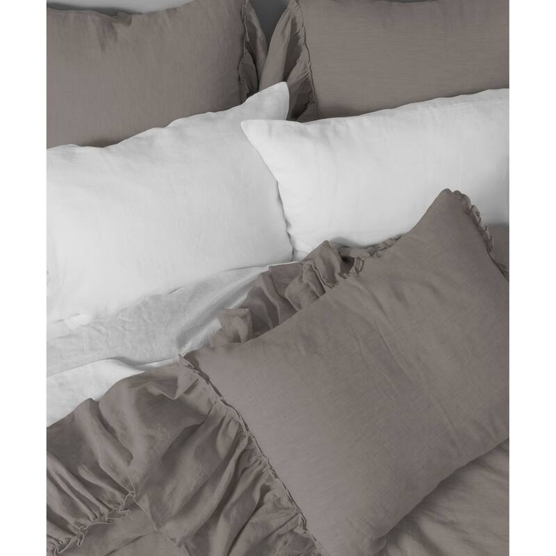 Caprice Duvet Cover, Ash Grey, King