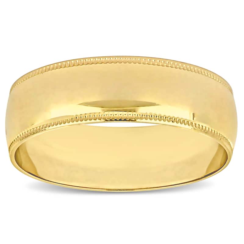 Miadora 6mm Ladies Wedding Band in 10k Yellow Gold