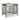 Dream On Me Addison 4-in-1 Convertible Mini Crib, Cool Grey