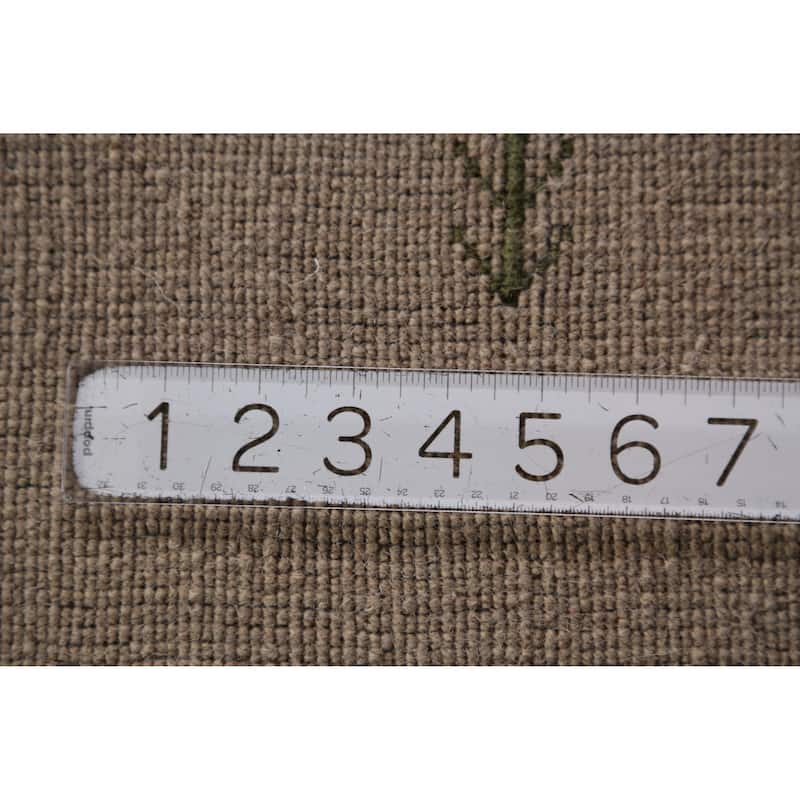Hand Knotted Oriental 100% Wool Carpet Tribal Animal Pictorial Beige & Ivories Gabbeh Area Rug - 6' 6'' X 4' 8''