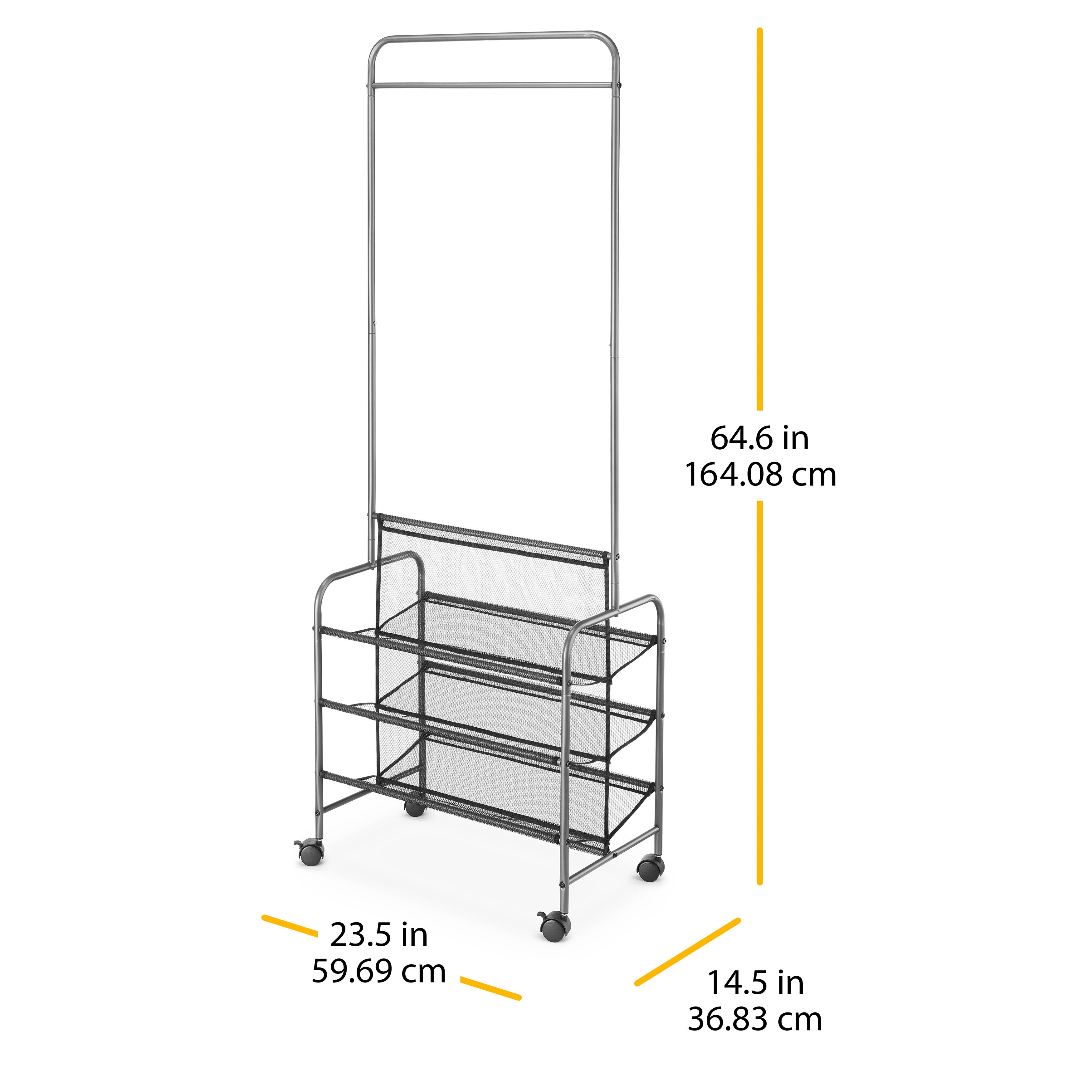 Whitmor rolling garment rack online