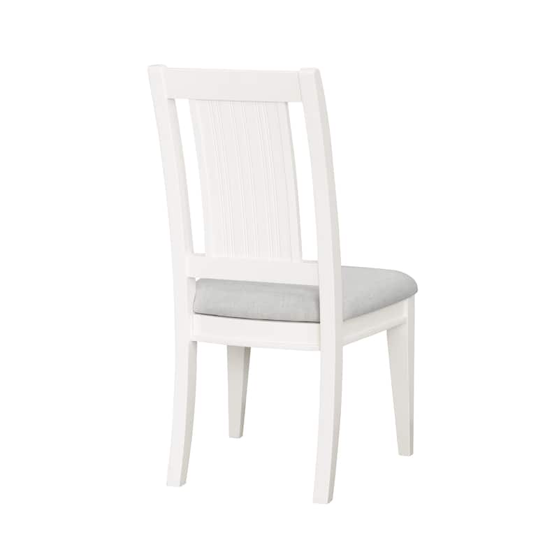 Savannah Desk Chair - White Finish - 22.2"W x 39"H x 19.5"D